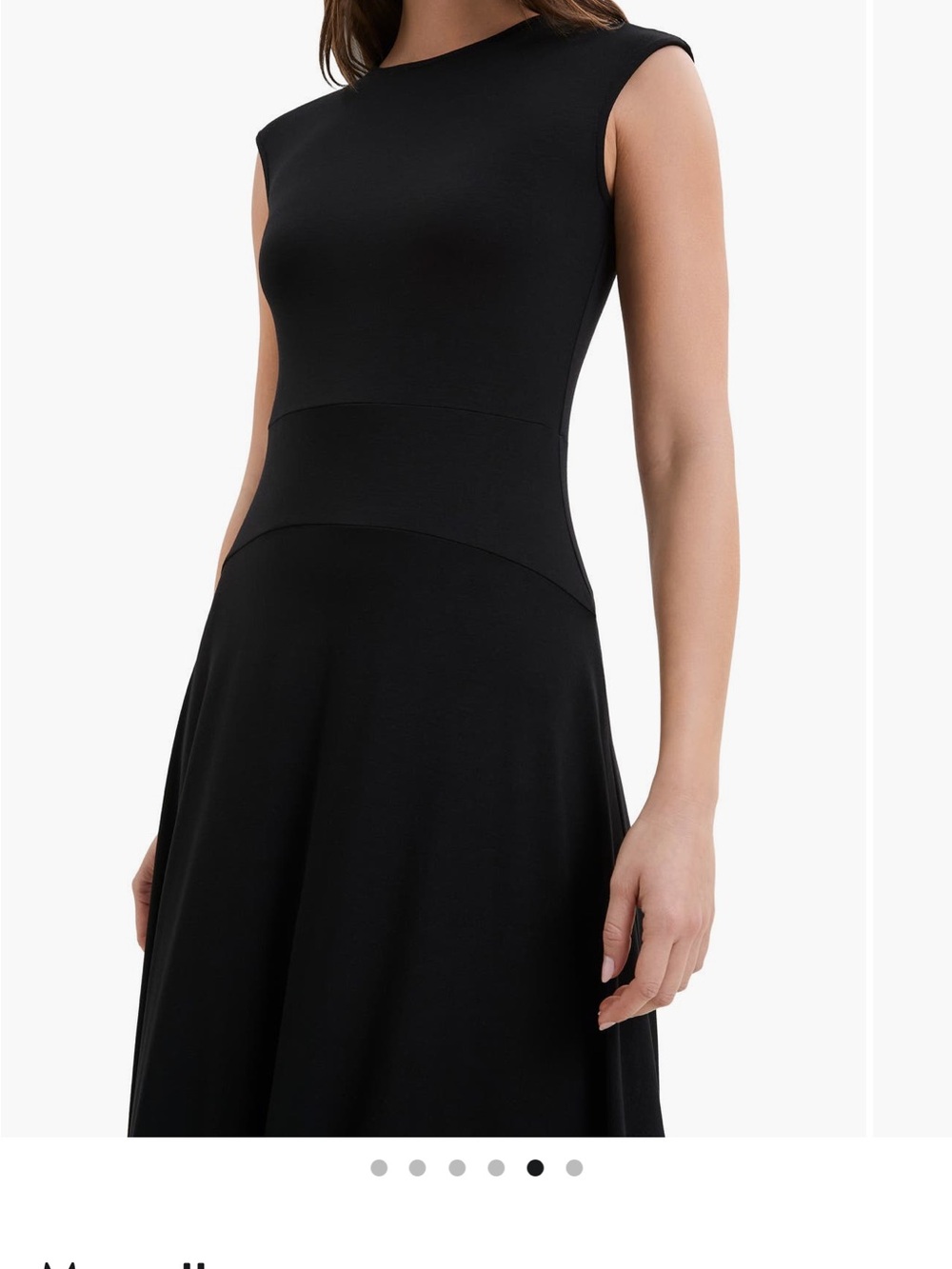 NWOT Marcella $145 (current)
Alina Black Cap-Sleeve Midi
Dress SMALL - Picture 4 of 4
